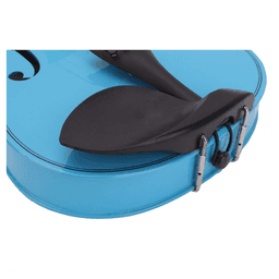 image-4/4 Acoustic Violin Case Bow Rosin Sky Blue