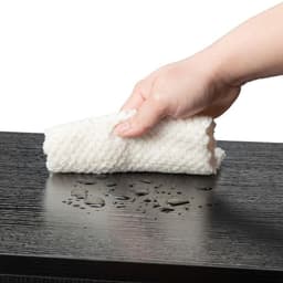 image-FCH Black Wood Grain Density Board Three Drawers Wooden Filing Cabinet