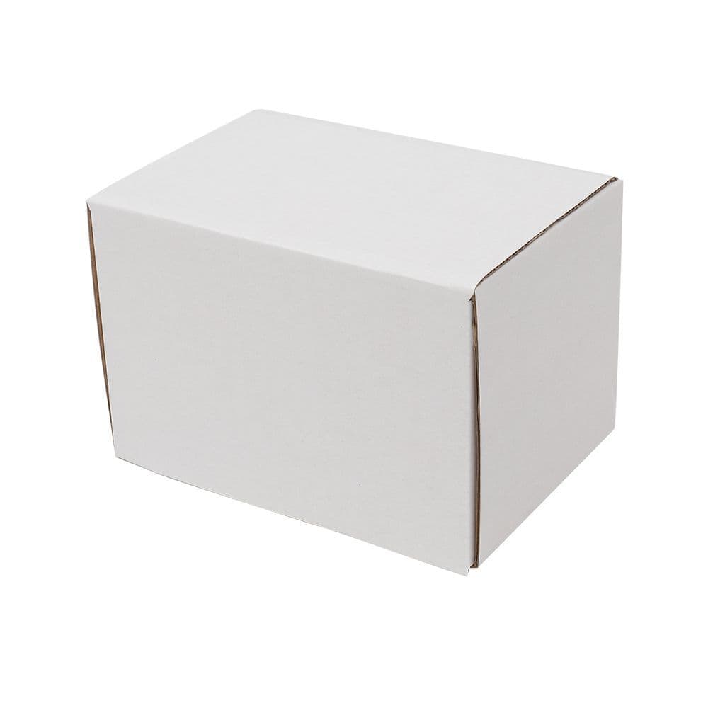 image-50 Corrugated Paper Boxes 6x4x4"(15.2*10*10cm)White Outside and Yellow Inside