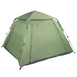 image-240*240*150cm Spring Quick Open Four-Person Family Tent Camping Tent Green