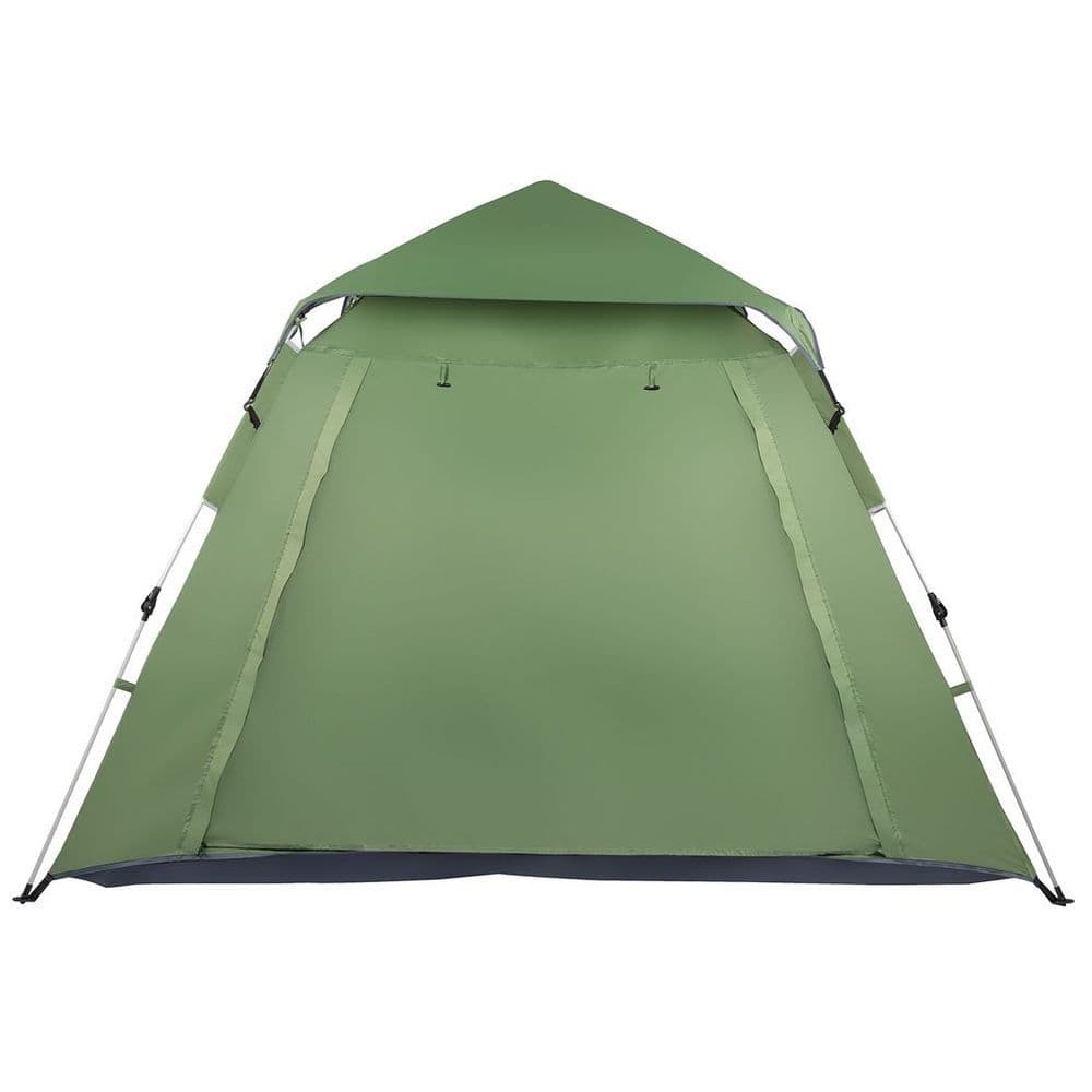 image-240*240*150cm Spring Quick Open Four-Person Family Tent Camping Tent Green
