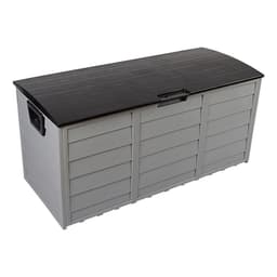 image-75gal 260L Outdoor Garden Plastic Storage Deck Box Chest Tools Cushions Toys Lockable Seat