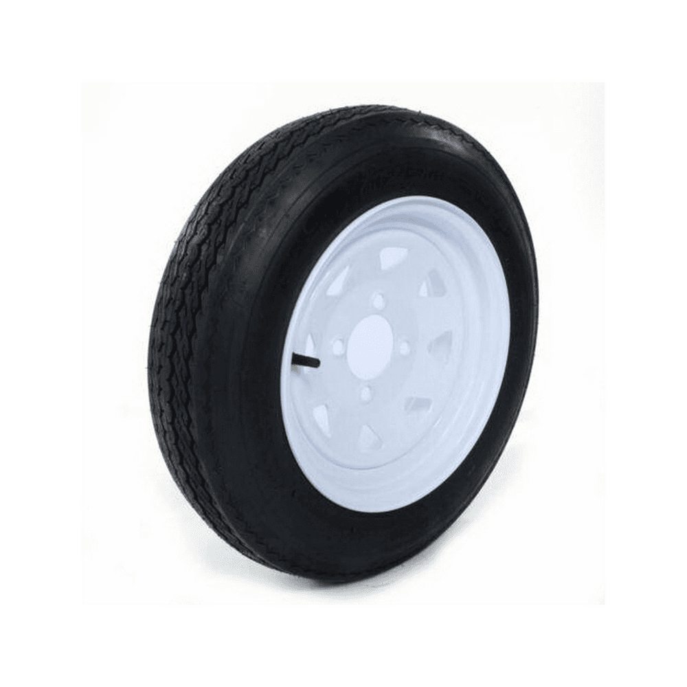 image-2x tires Trailer Tires & B =4 Ply Construction Painted White 780 Lbs