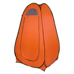 image-1-2 Person Portable Pop Up Toilet Shower Tent Changing Room Dressing Tent Camping Shelter Orange