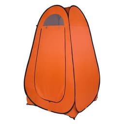 image-1-2 Person Portable Pop Up Toilet Shower Tent Changing Room Dressing Tent Camping Shelter Orange