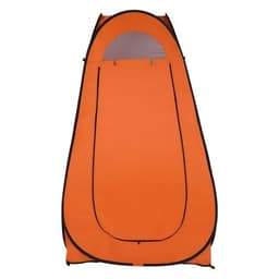 image-1-2 Person Portable Pop Up Toilet Shower Tent Changing Room Dressing Tent Camping Shelter Orange