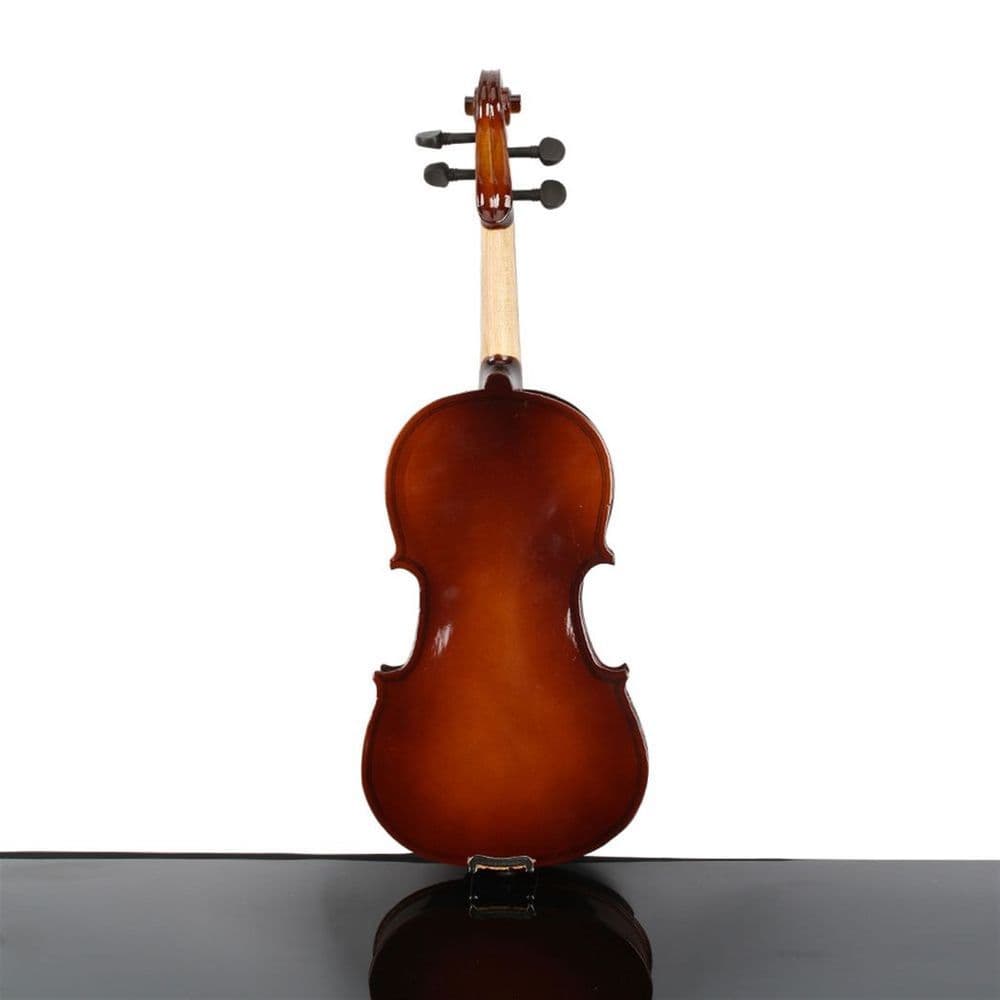 image-New 1/4 Acoustic Violin Case Bow Rosin Natural