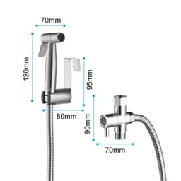 image-Bidet Sprayer for Toilet, Handheld Cloth Diaper Sprayer