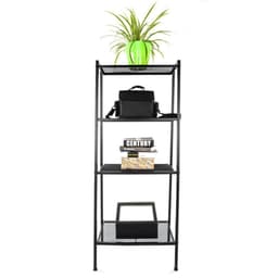 image-Widen 4 Tiers Bookshelf Black