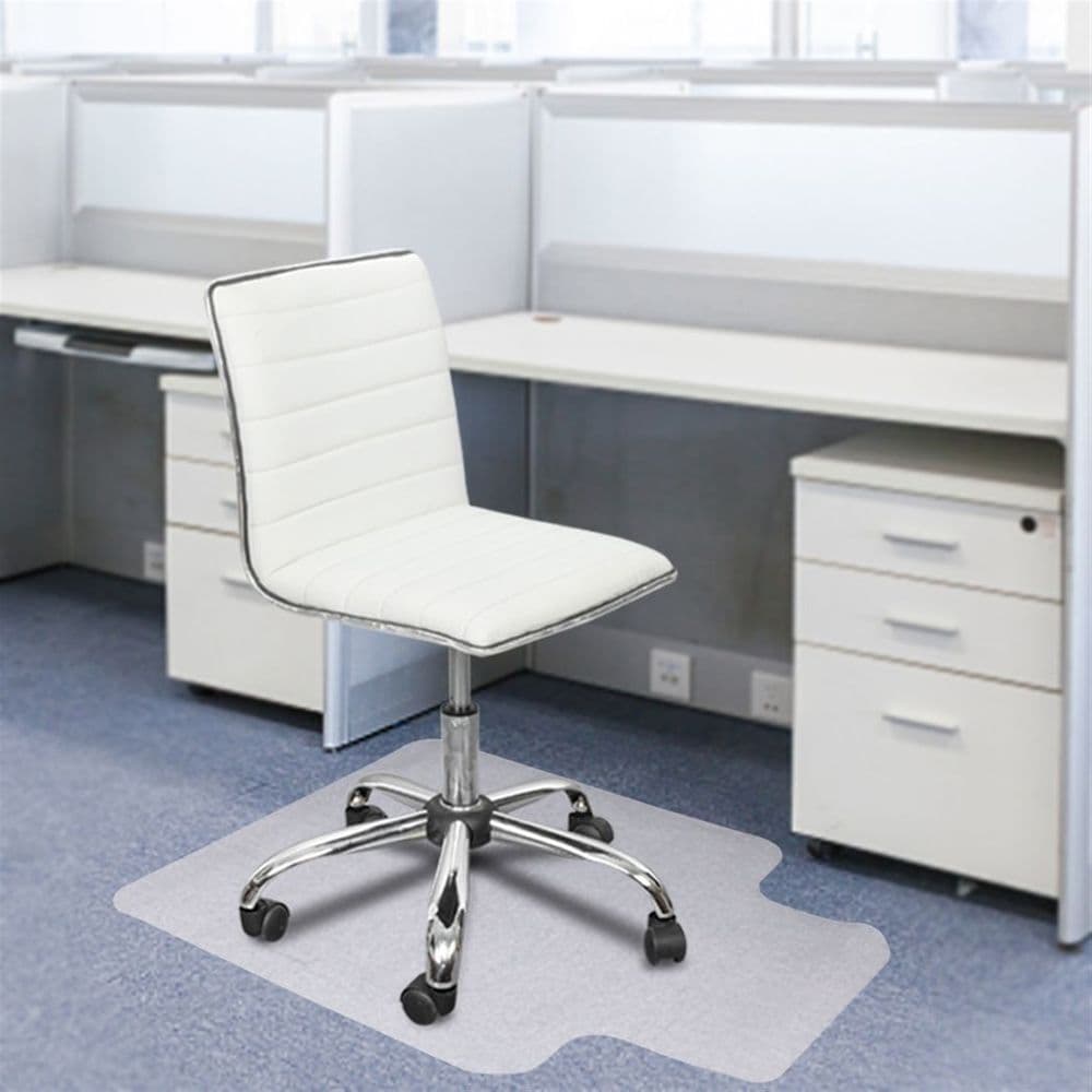 image-90 x 120 x 0.2cm PVC Home-use Protective Mat for Floor Chair Transparent