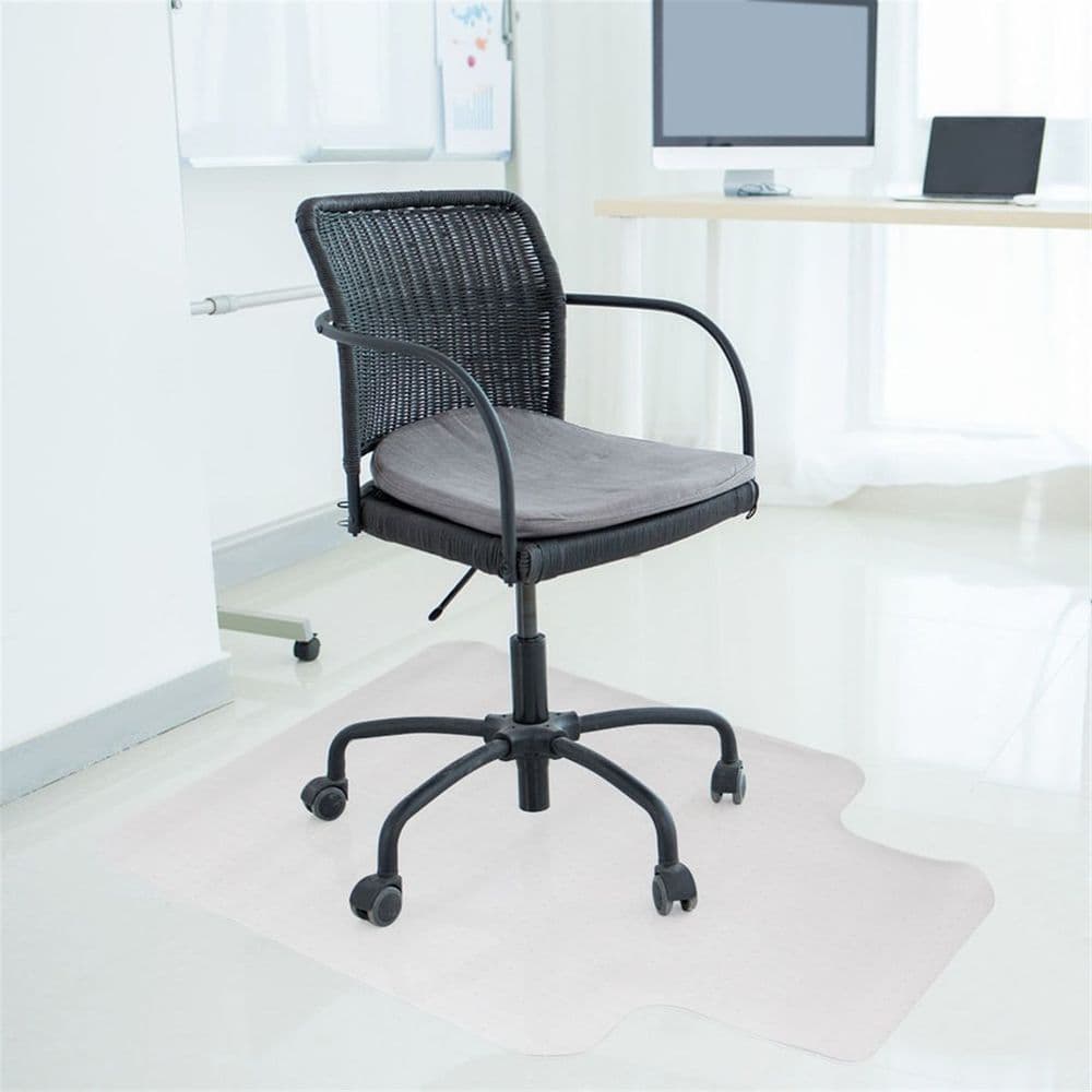 image-90 x 120 x 0.2cm PVC Home-use Protective Mat for Floor Chair Transparent