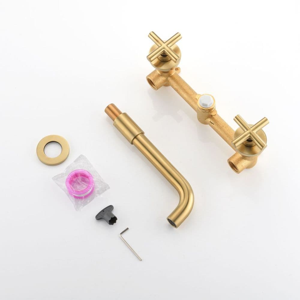 image-Bathroom Faucet Wall Mounted Bathroom Sink Faucet-Archaize