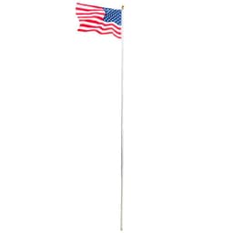 image-20ft Solemn Outdoor Decoration Sectional Halyard Pole US America Flag Flagpole Kit