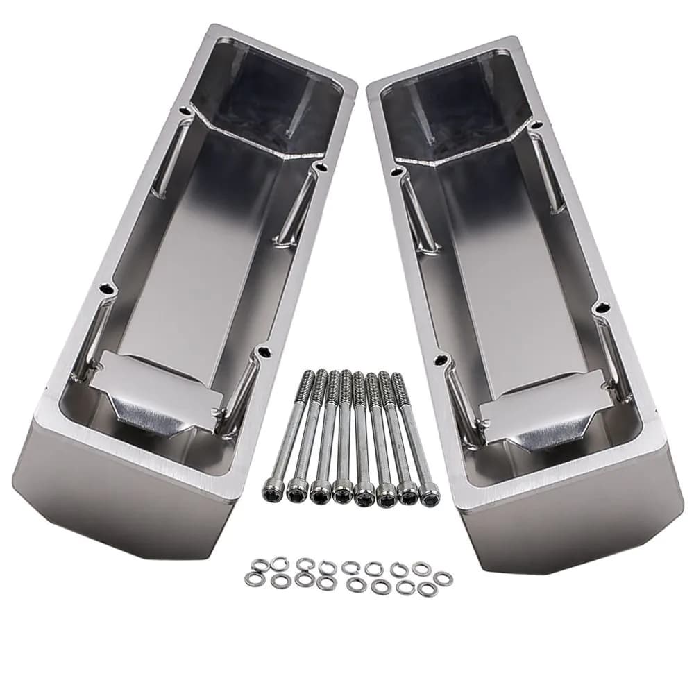 image-2x Engine Valve Covers For Chevy SBC 283 302 305 327 350 383 400 1958-1986