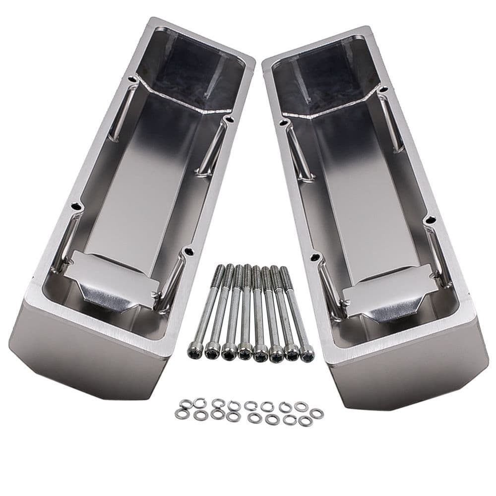 image-2x Engine Valve Covers For Chevy SBC 283 302 305 327 350 383 400 1958-1986