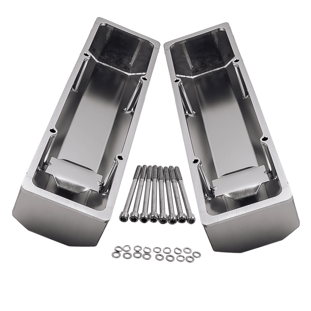 image-2x Engine Valve Covers For Chevy SBC 283 302 305 327 350 383 400 1958-1986