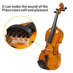 image-【Do Not Sell on AmazonFull Size 4/4 Violin Set for Adults Beginners Students with Hard Case,Violin Bow,Shoulder Rest,Rosin,Extra Strings and Sordine