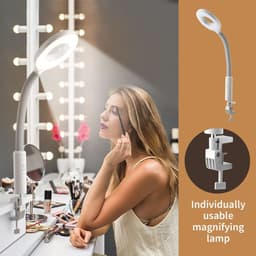 image-2 in 1 Facial Steamer with 3X Magnifying Lamp, Esthetician Steamer Professional Aromatherapy Humidifier Face Spa Mist Steam for Home Beauty Salon, Personal Skin Care Deep Cleaning