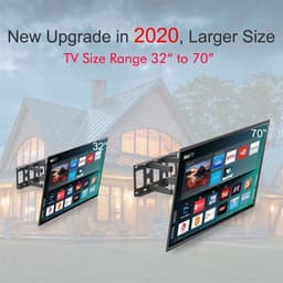 image-32-70 Inch Double Pendulum Large Base TV Stand Tmds-101 Bearing 50Kg/Vese600*400/Upper And Lower-10~ 10°
