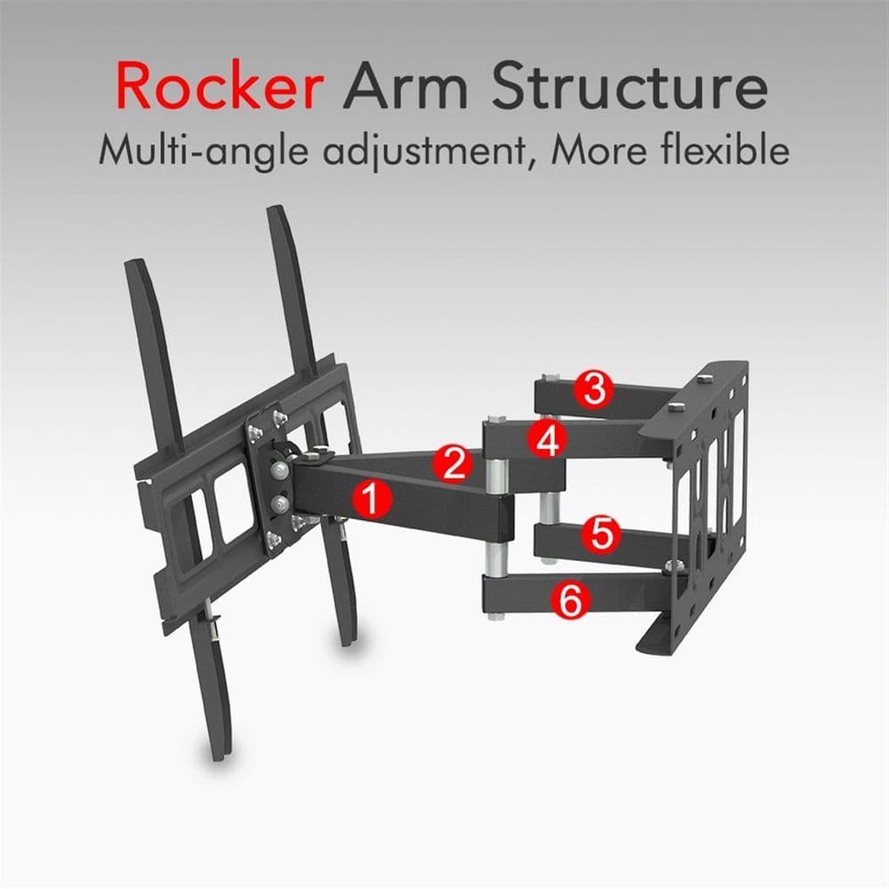 image-32-70 Inch Double Pendulum Large Base TV Stand Tmds-101 Bearing 50Kg/Vese600*400/Upper And Lower-10~ 10°