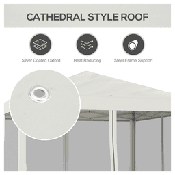 image-3X3M Pop Up Canopy Party Tent with Netting, Instant Gazebo Ez up Screen House Room with Carry Bag Height Adjustable-AS