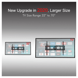 image-TMW600 32-70" Flat Tilting TV Wall Mount with Spirit Level