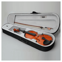 image-15" Acoustic Viola Case Bow Rosin Nature Color