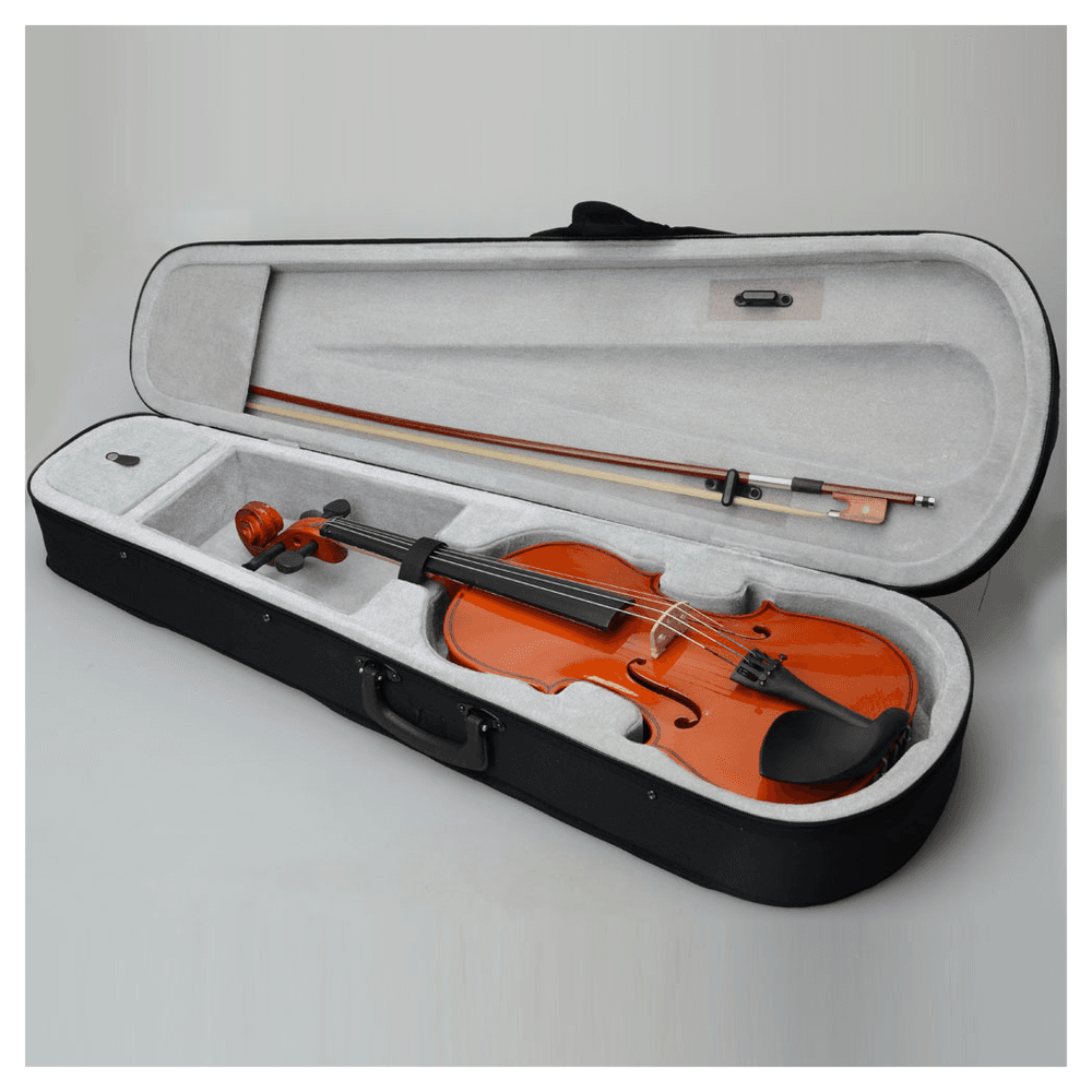 image-15" Acoustic Viola Case Bow Rosin Nature Color