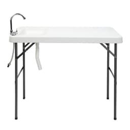 image-Folding Portable Fish Fillet & Hunting & Cutting Table with Sink Faucet