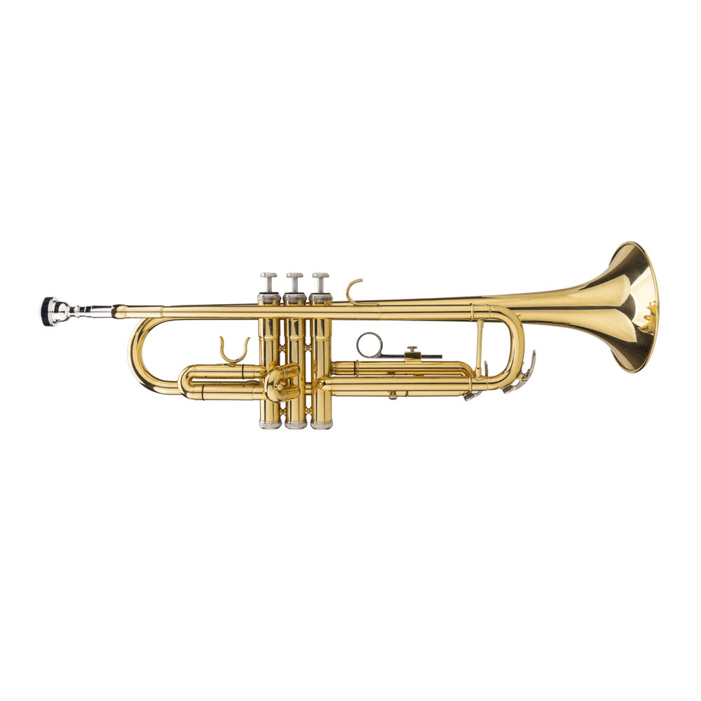 image-Drop B Tone Adjustable Trumpet Gloves Set Plaint Golden