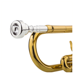 image-Drop B Tone Adjustable Trumpet Gloves Set Plaint Golden