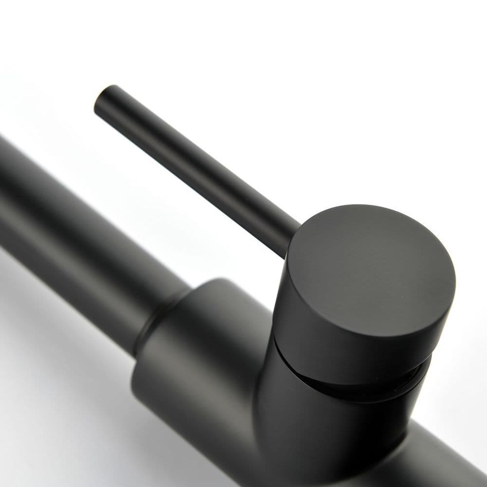 image-Single Handle High Arc Pull Out Kitchen Faucet,Single Level Stainless Steel Kitchen Sink Faucets with Pull Down Sprayer