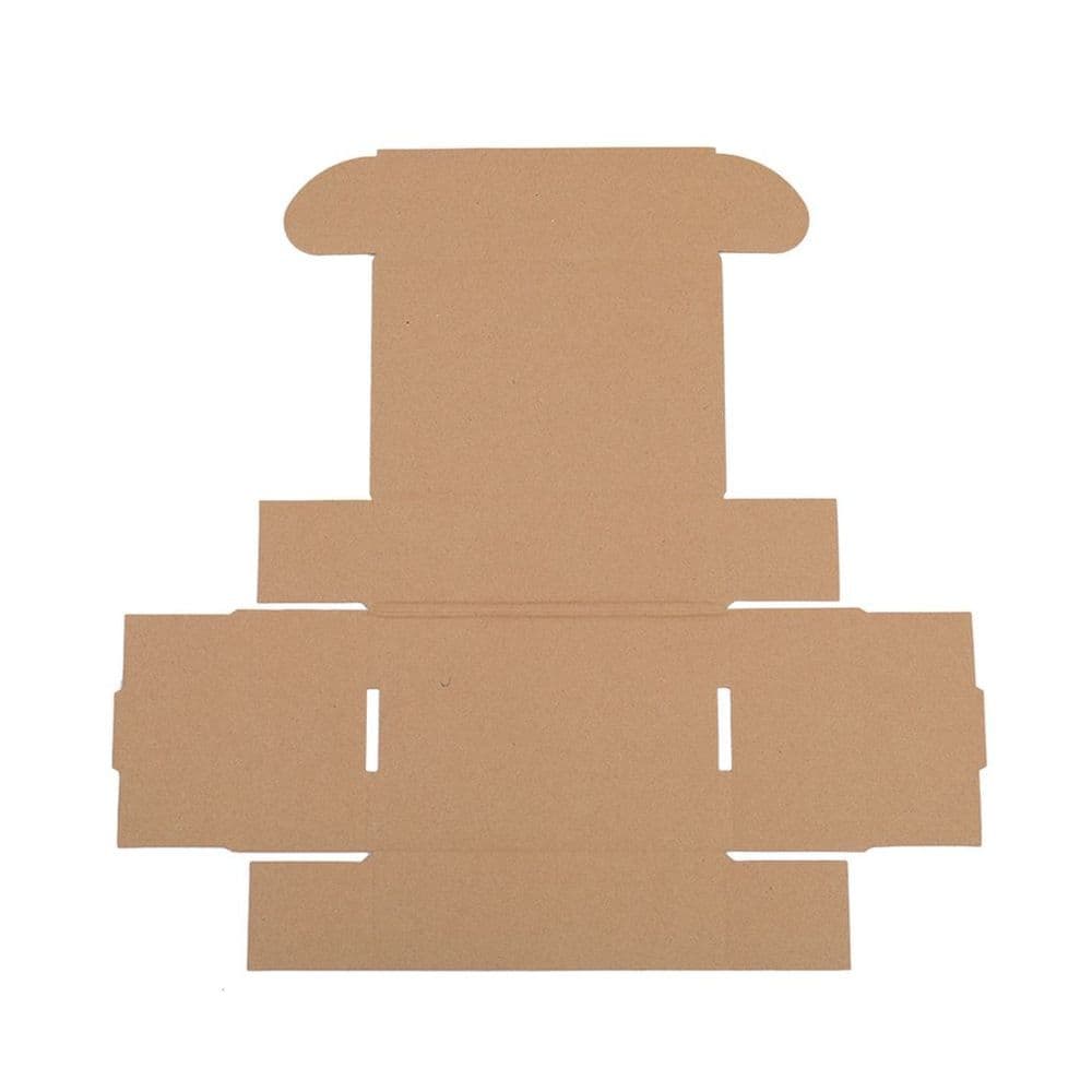 image-50 Corrugated Paper Boxes 6x4x2 "(15.2 * 10 * 5cm) White Outside and Yellow Inside
