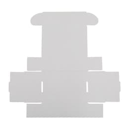 image-50 Corrugated Paper Boxes 6x4x2 "(15.2 * 10 * 5cm) White Outside and Yellow Inside