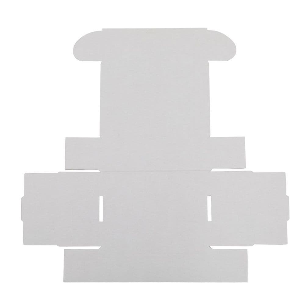 image-50 Corrugated Paper Boxes 6x4x2 "(15.2 * 10 * 5cm) White Outside and Yellow Inside