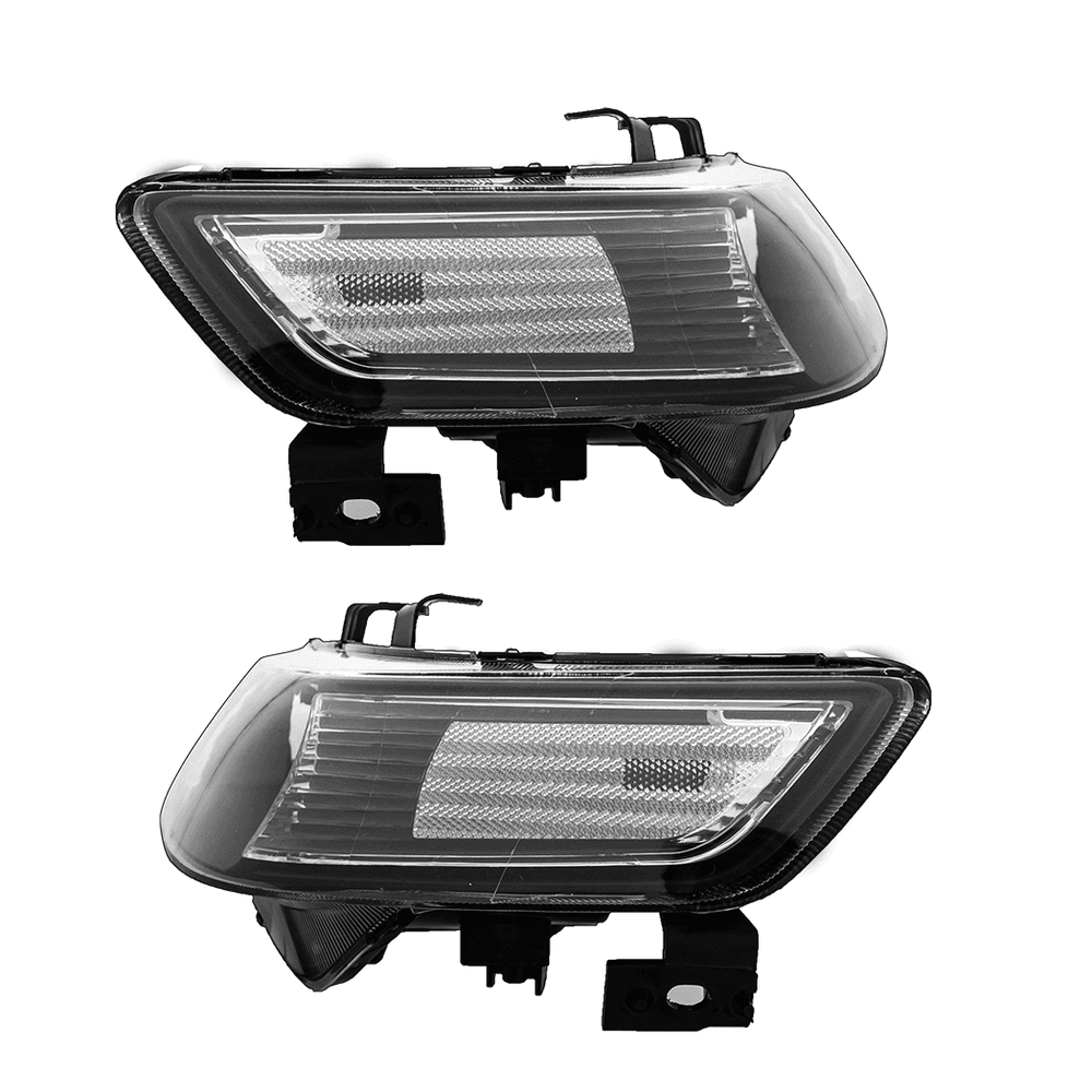 image-Set of (2) Headlights Halogen Factory Black Clear for 2004-2008 Acura TSX