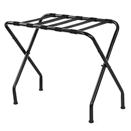 image-680*400*560MM Portable Metal Luggage Rack Black