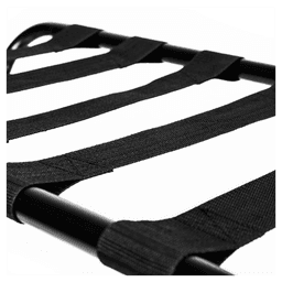 image-680*400*560MM Portable Metal Luggage Rack Black