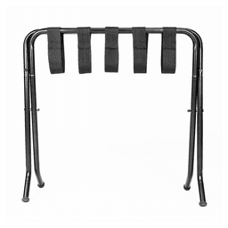 image-680*400*560MM Portable Metal Luggage Rack Black