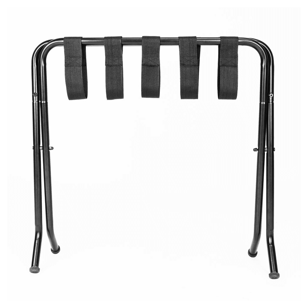image-680*400*560MM Portable Metal Luggage Rack Black