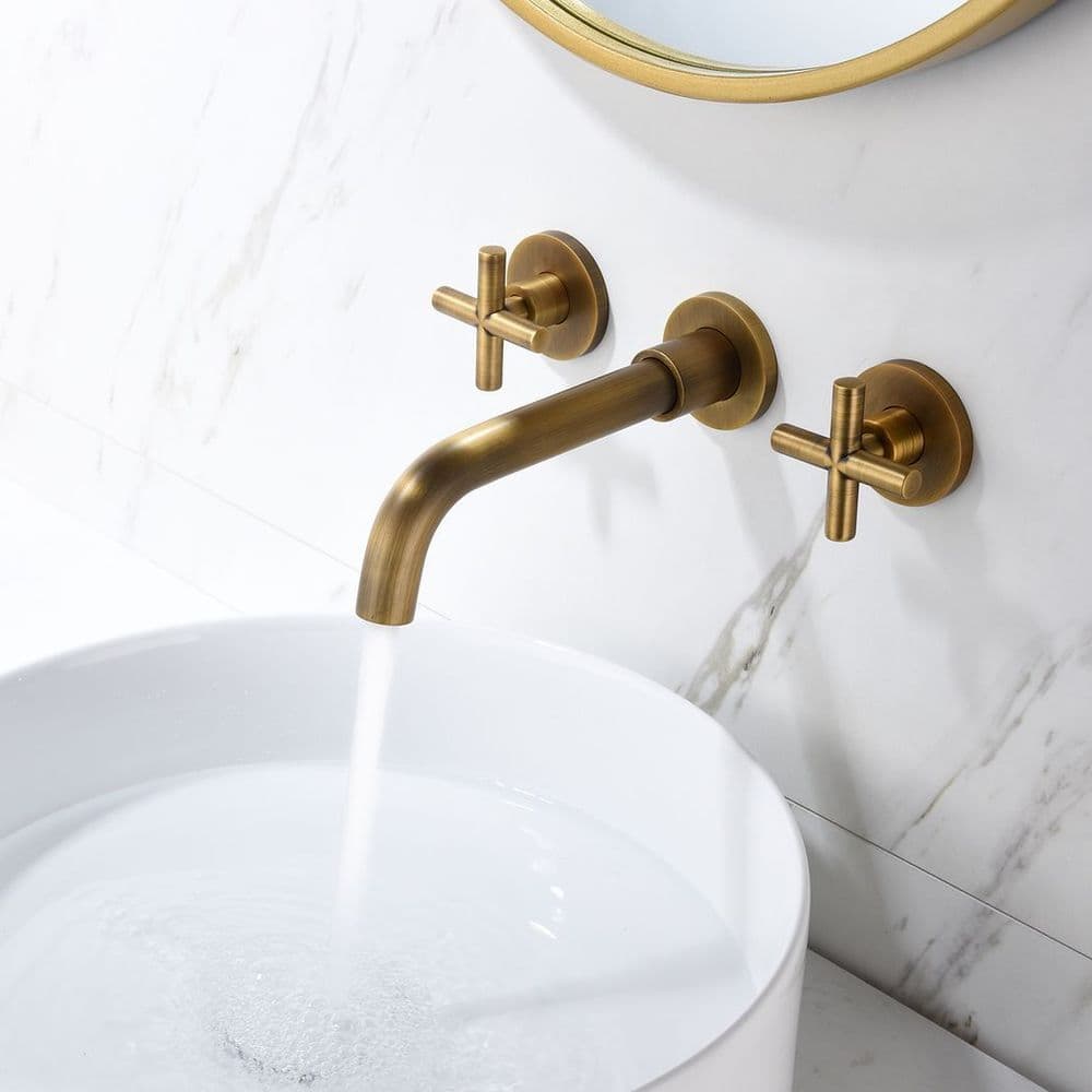 image-Bathroom Faucet Wall Mounted Bathroom Sink Faucet-Archaize