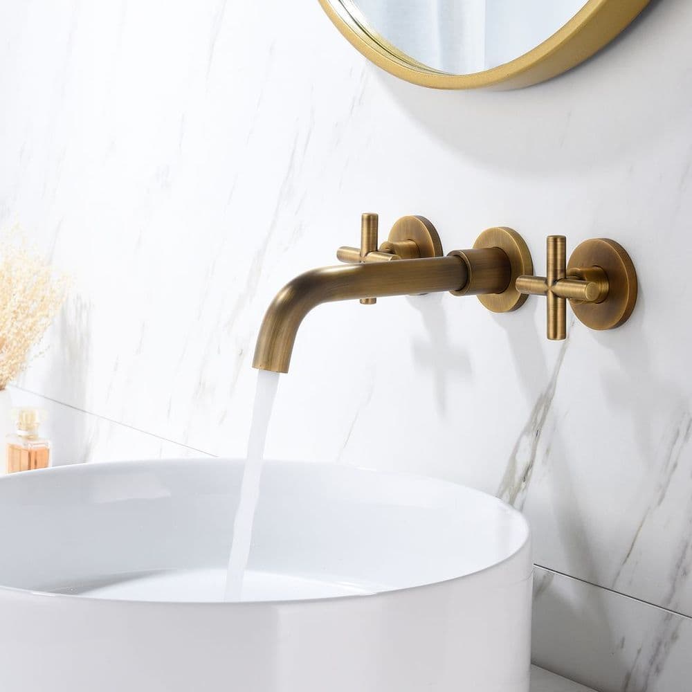 image-Bathroom Faucet Wall Mounted Bathroom Sink Faucet-Archaize