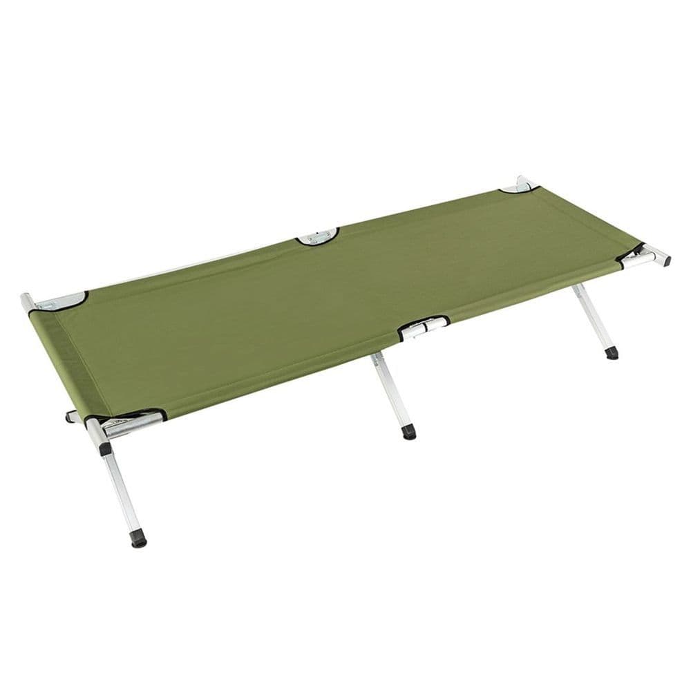 image-RHB-03A Portable Folding Camping Cot with Carrying Bag Army Green