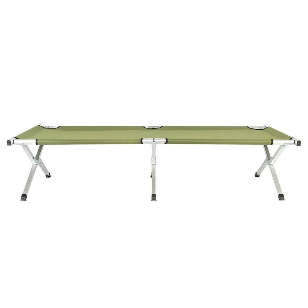 image-RHB-03A Portable Folding Camping Cot with Carrying Bag Army Green