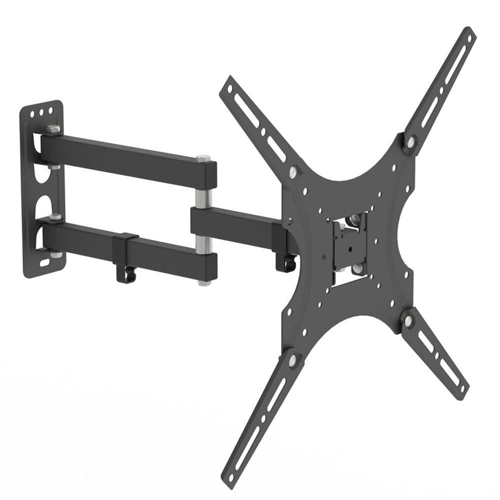 image-26-55" Adjustable Wall Mount Bracket Rotatable TV Stand TMX400 with Spirit Level