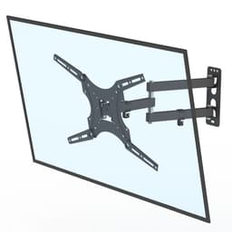 image-26-55" Adjustable Wall Mount Bracket Rotatable TV Stand TMX400 with Spirit Level