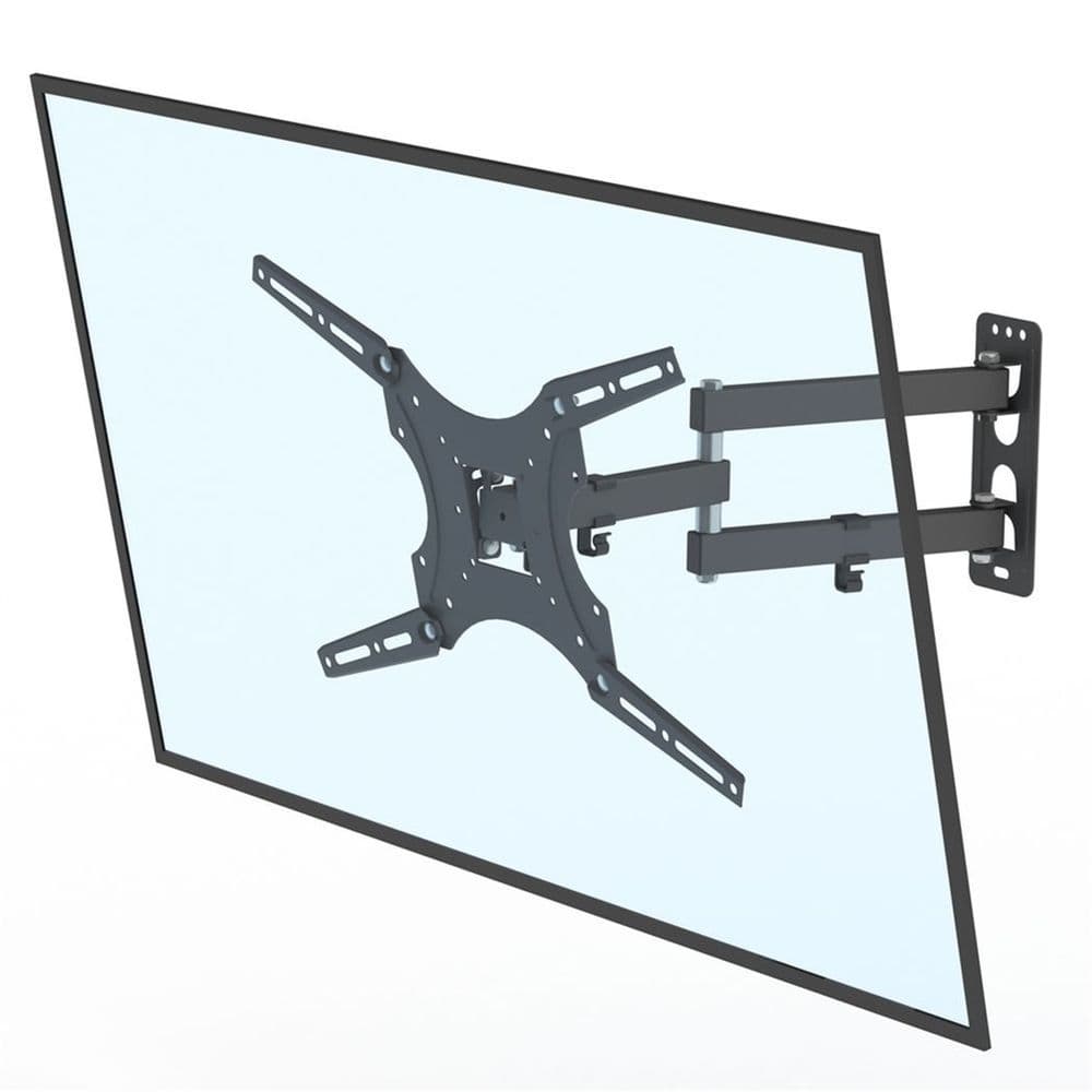 image-26-55" Adjustable Wall Mount Bracket Rotatable TV Stand TMX400 with Spirit Level