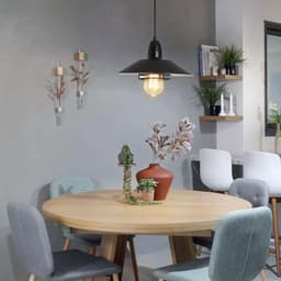 image-Farmhouse Vintage Pendant Light Black Fixture Pendant Lights with Spring Frame Adjustable Metal Hanging Lamp for Kitchen Island Dining Room Bedroom Living Room Barn Entryway,E26