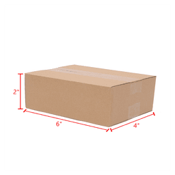 image-100 Corrugated Paper Boxes 6x4x2"(15.2*10.2*5.1cm)Yellow