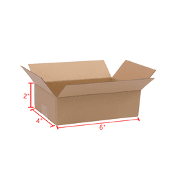 image-100 Corrugated Paper Boxes 6x4x2"(15.2*10.2*5.1cm)Yellow